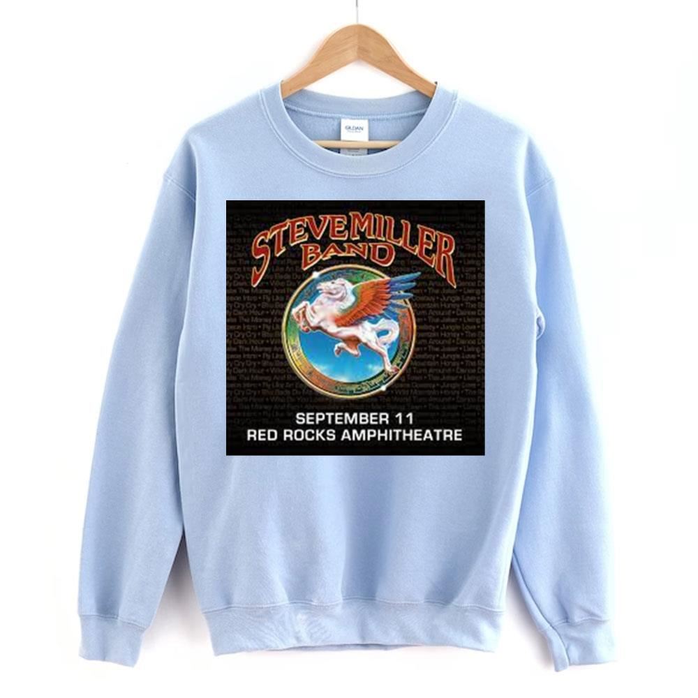 Red Rocks Amphitheatre Steve Miller Band Limited Edition T-shirts Red Rocks Amphitheatre Steve Miller Band Limited Edition T-shirts